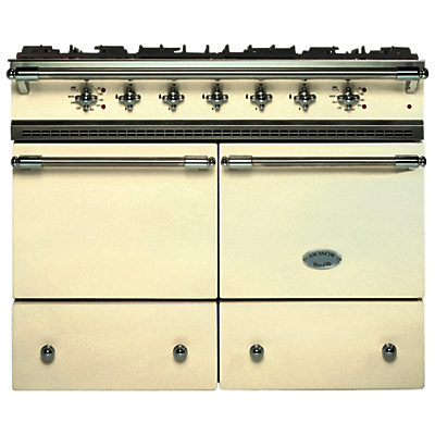 Lacanche Cluny LG1052GCT Dual Fuel Range Cooker, Ivory / Chrome Trim